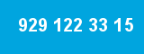 929 122 33 15